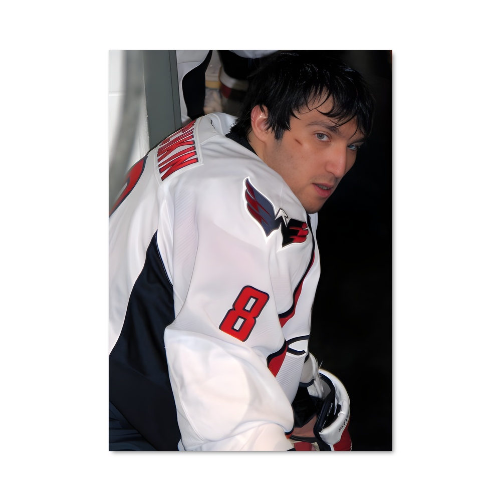 Poster L'Attente du Champion – affiche Hockey sur glace
